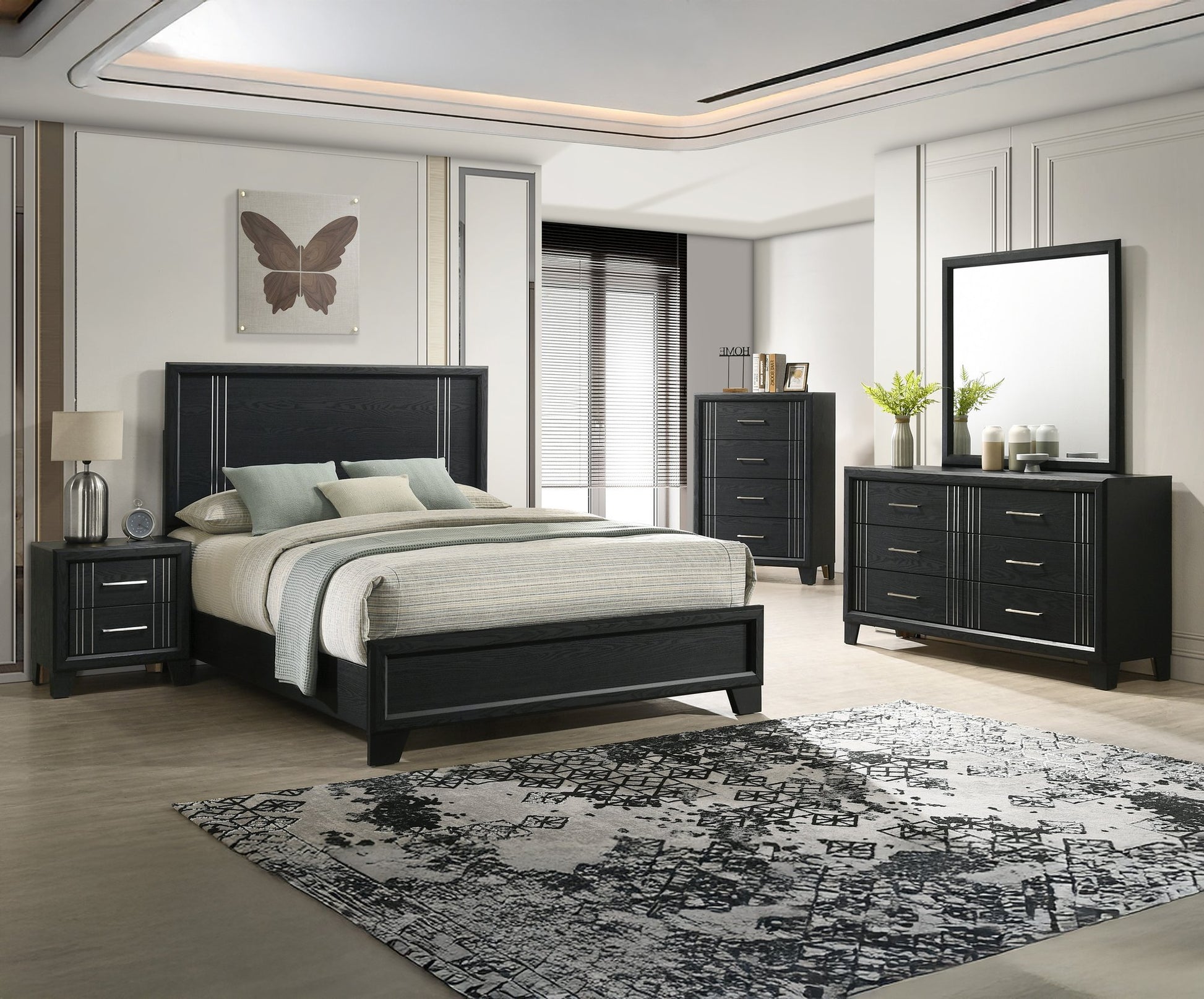 CHARLIE DRESSER TOP-CHARCOAL