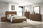 MILLIE BED IN ONE BOX -BROWN CHERRY
