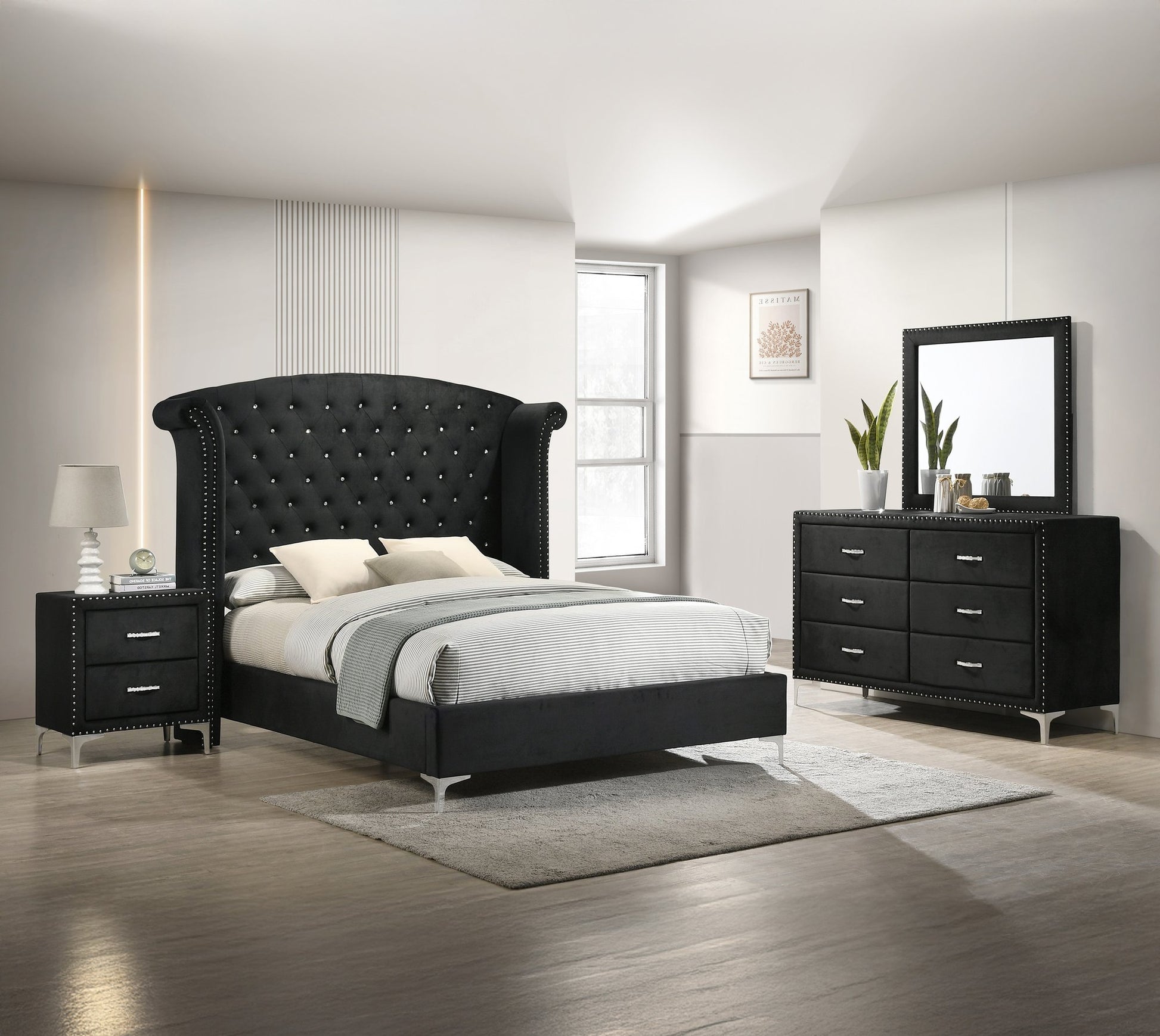 LUCINDA CHEST - BLACK
