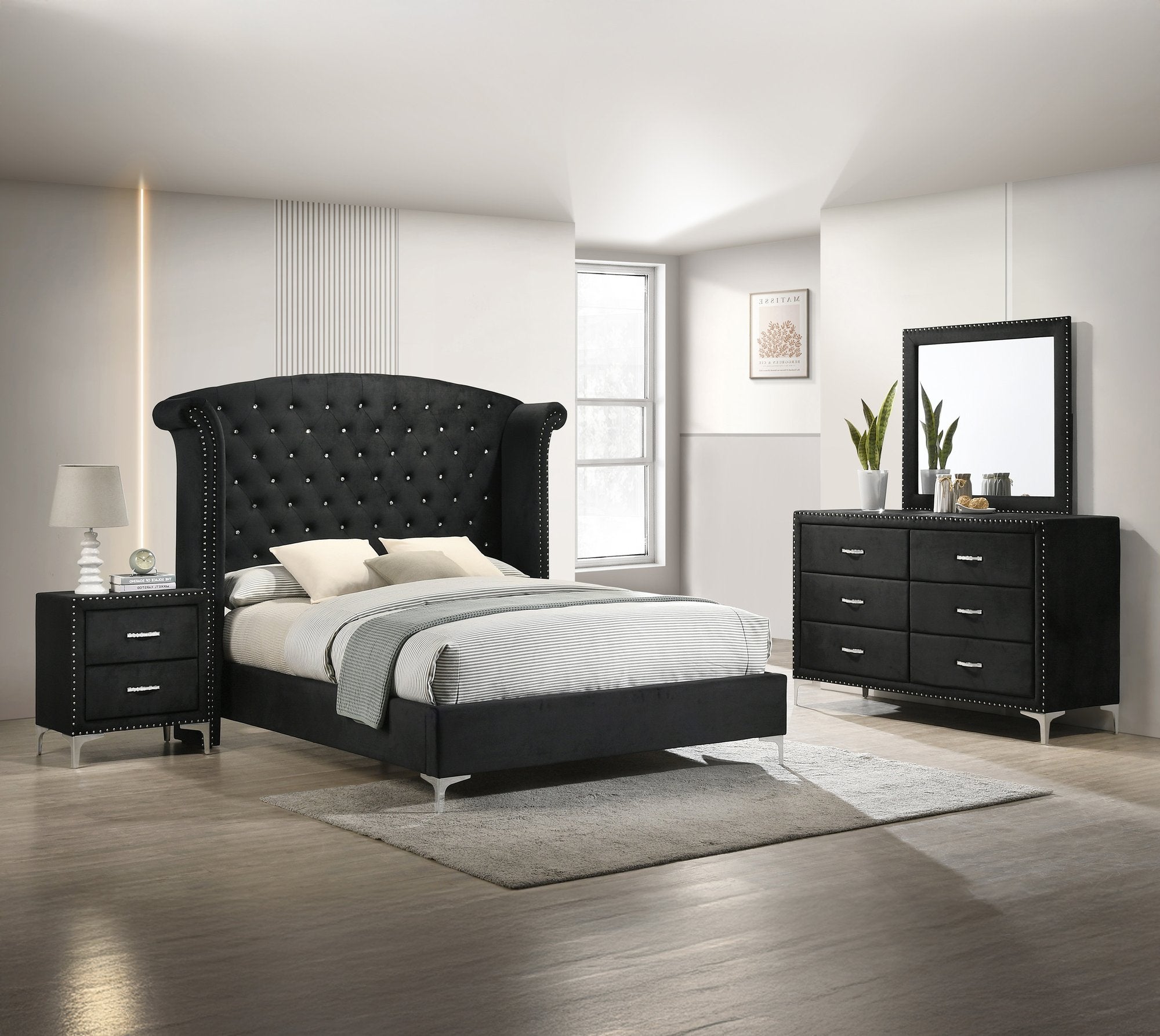 LUCINDA CHEST - BLACK