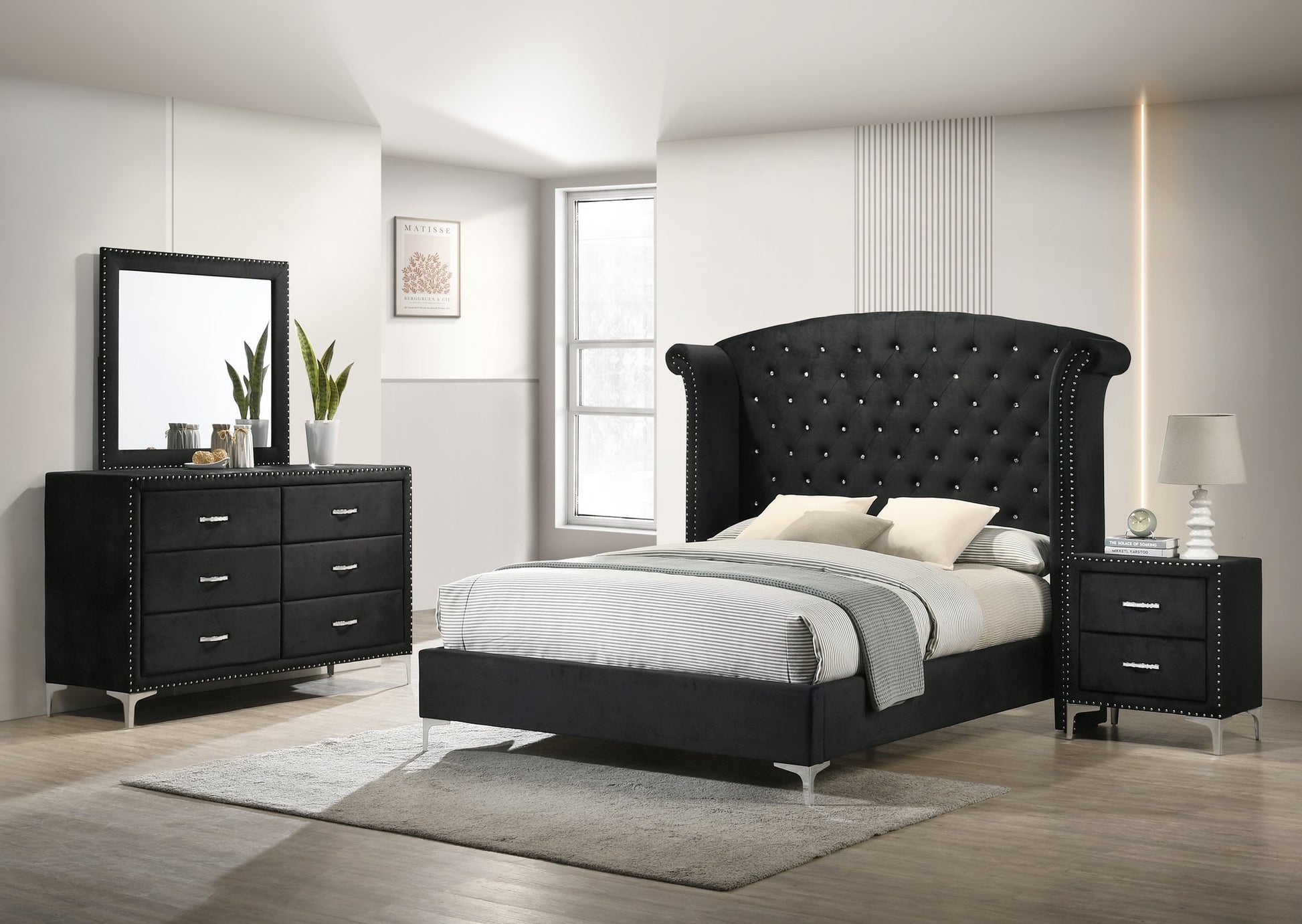 LUCINDA CHEST - BLACK
