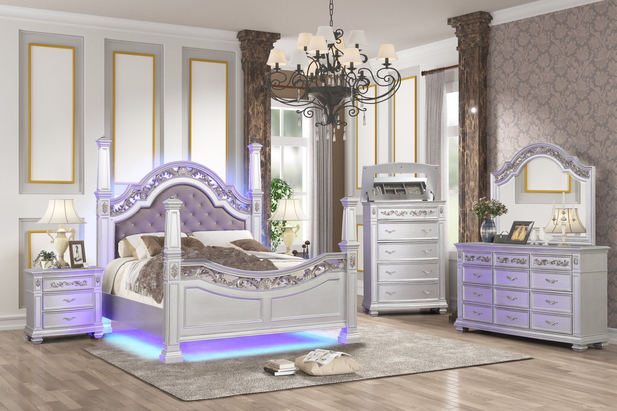 VALENTINA SILVER KING 5 PIECE